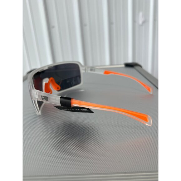 Kreedom Orion Polycarbonate Sports Sunglasses UV Protection Clear Orange NEW - Picture 4 of 7